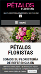 Mobile Screenshot of floristeriapetalosferrol.com